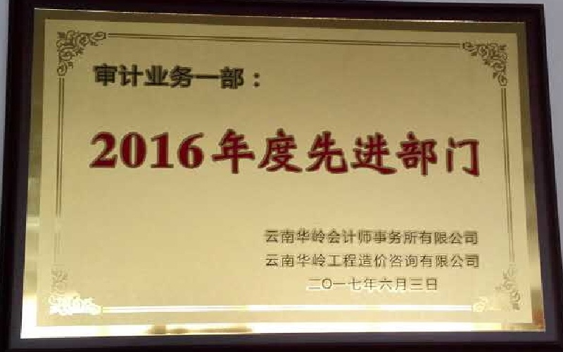 审计业务一部-2016年度先进部门.jpg