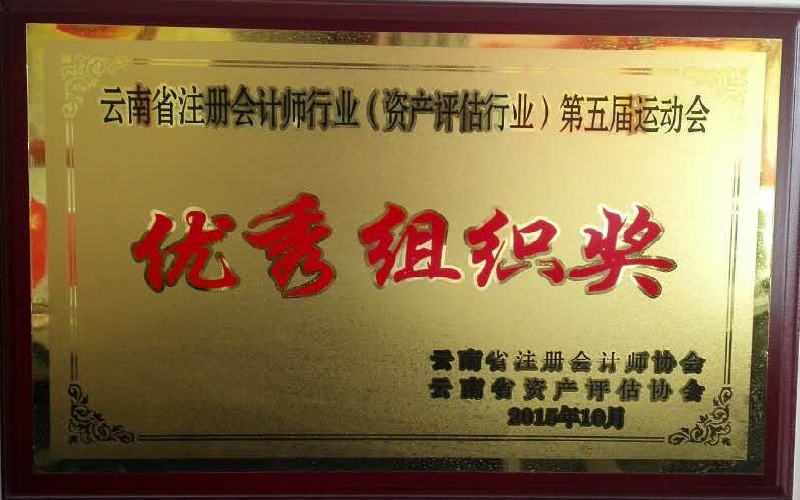 云南省注册会计师行业第五届运动会优秀组织奖2015.10.jpg